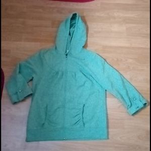 Silver Wear New York sz 14 like green fleece jacke